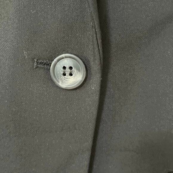 GSTQ Womens Luxe Scuba Suit Blazer Size S Black Classic Corpcore Office NEW - Picture 6 of 13